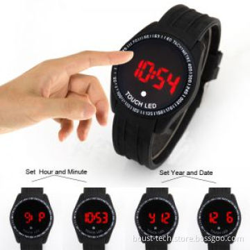 Boust LED Touch Screen Digital Date Military Men Boys Sports Wrist Watch